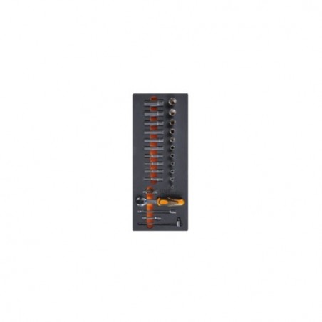 M94 Termoformado de espuma con vasos hexagonales y accesorios de 1/4,