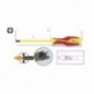 1276MQ/C PZ2 Destornillador slim para tornillos Phillips&reg, + planos, aislado