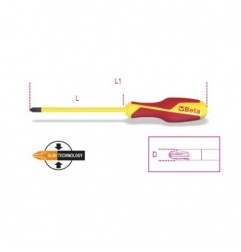 1279MQ/F PZ2 Destornillador slim Pozidriv&reg,-Supadriv&reg,, aislado