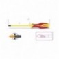 1279MQ/F PZ2 Destornillador slim Pozidriv&reg,-Supadriv&reg,, aislado