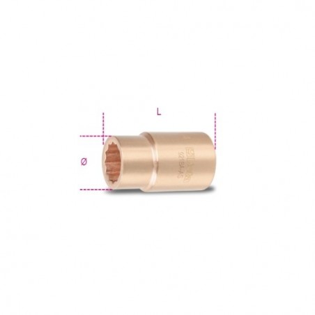 921BA-AS 3/4 Vaso de 1/2, poligonal, antichispa