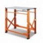 C56P O Banco de trabajo plegable, naranja
