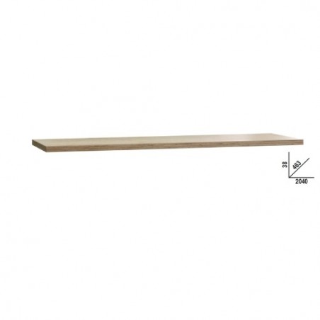 C45PW/3-2,0MT Encimera de madera multicapas para banco de trabajo para mobiliario para taller C45PRO
