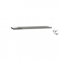 C45PX/2-1,3MT Encimera en MDF forrada con acero inoxidable para banco de trabajo para mobiliario para taller C45PRO