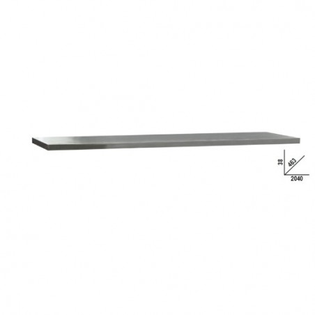 C45PX/3-2,0MT Encimera en MDF forrada con acero inoxidable para banco de trabajo para mobiliario para taller C45PRO