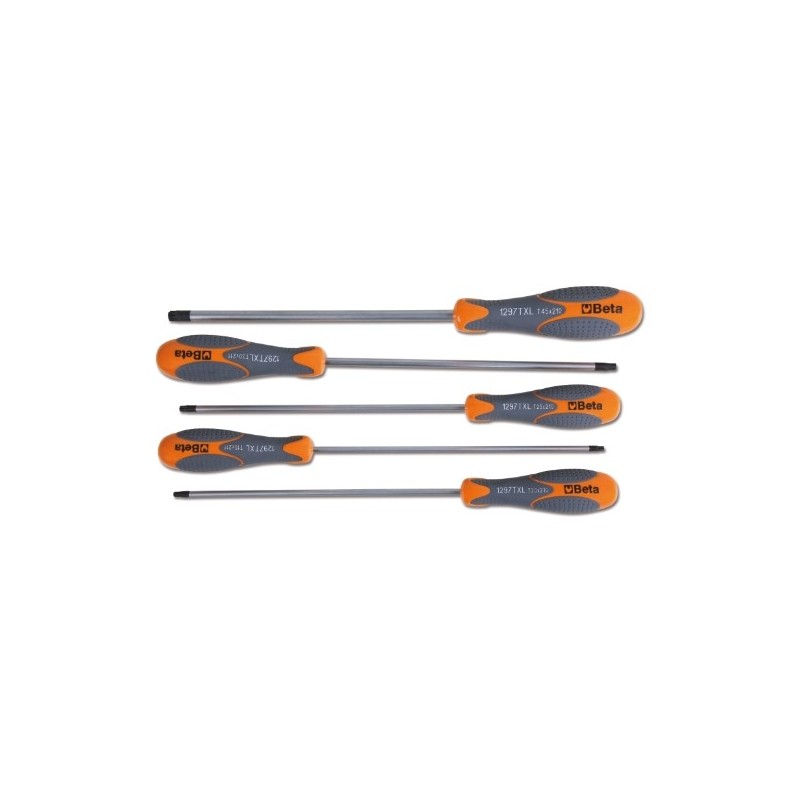 1297TX/L-S5 Juego de 5 destornilladores Torx&reg, largos, BetaMax