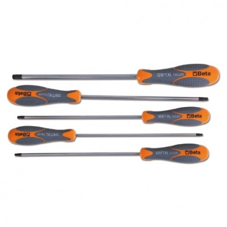 1297TX/L-S5 Juego de 5 destornilladores Torx&reg, largos, BetaMax