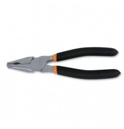 1150 200 Alicate universal de gran efecto cromado, con mangos recubiertos con 2 capas de PVC antideslizante