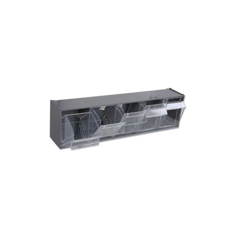 PM/5C Portapiezas pequeñas con 5 gavetas de plástico, con soporte
