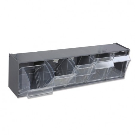 PM/5C Portapiezas pequeñas con 5 gavetas de plástico, con soporte