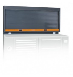 C55PSE-G Pared portaherramientas con persiana y predisposición para 2 tomas de corriente para mobiliario para taller RSC55, gris