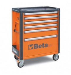 C37/6-G Cajonera móvil con 6 cajones, gris
