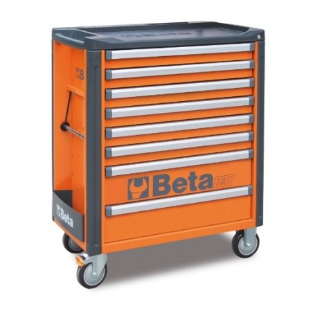 C37/8-G Cajonera móvil con 8 cajones, gris