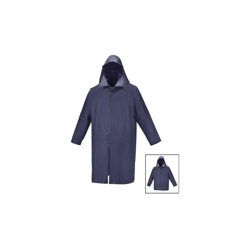 7978L S Chaqueta impermeable en poliéster recubierto de PVC con costuras termoselladas