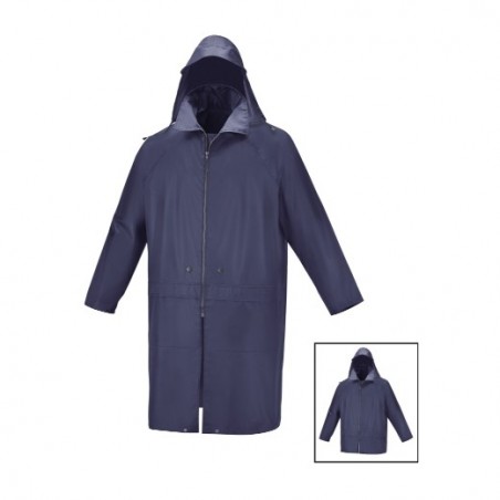7978L S Chaqueta impermeable en poliéster recubierto de PVC con costuras termoselladas