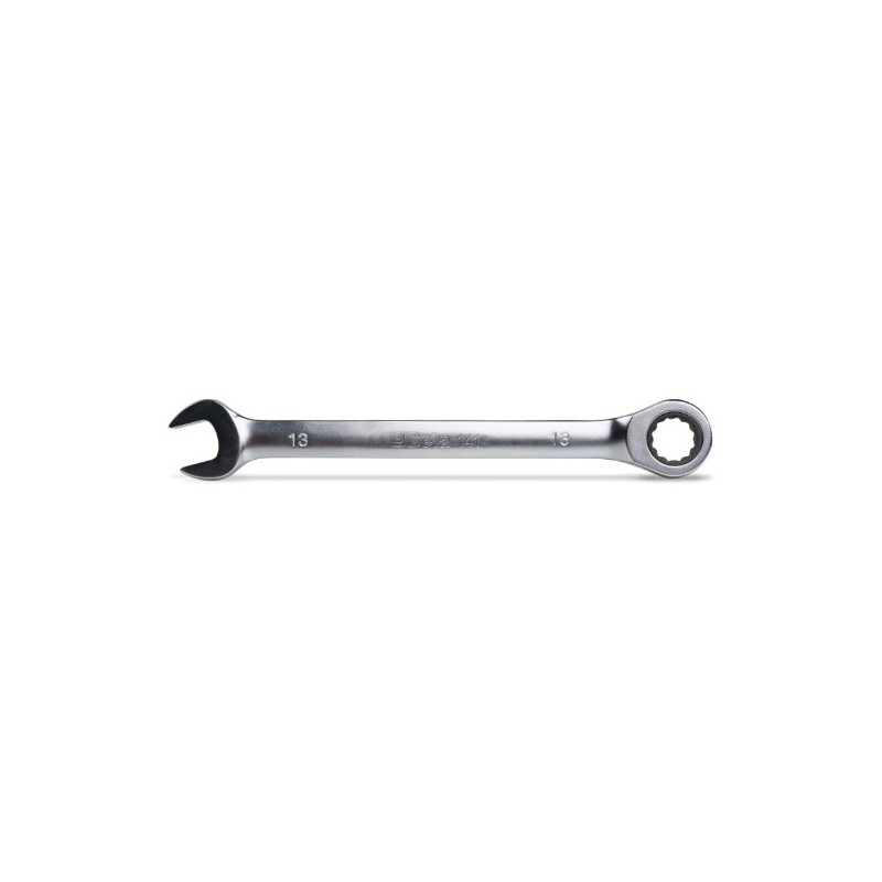 141 17 Llave combinada recta con carraca, cromada