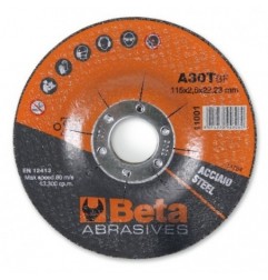 11001 115X3,2 Disco abrasivo de corte para acero, con centro deprimido