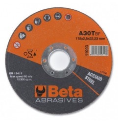 11003 115X2,5 Disco abrasivo de corte para acero, con centro plano