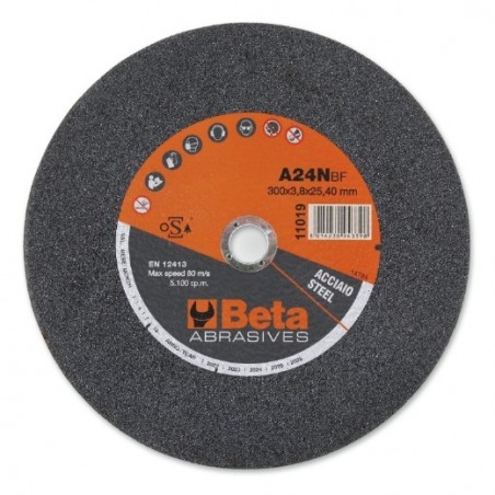 11019 400X4,5 Disco abrasivo de corte para acero ultrafino, con centro plano