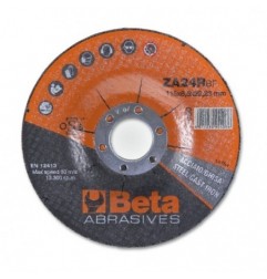 11050 125X6,5 Disco abrasivo de desbaste para acero, con circonio, con centro deprimido