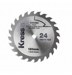 Disco de corte madera 24D 120mm