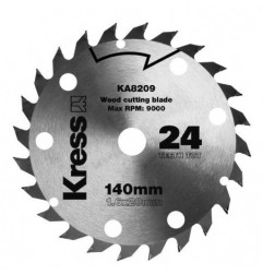 Disco de corte madera 24D 140mm