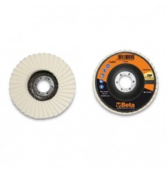 11259 125 Disco de láminas de fieltro, soporte de fibra de vidrio, monolámina, con perfil plano